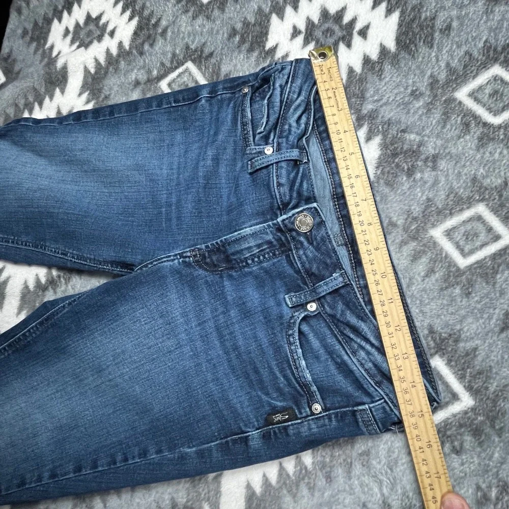 Silver Jeans Co Elyse Slim Bootcut Jeans Dark Wash Blue W28 L31 L03601EAE366